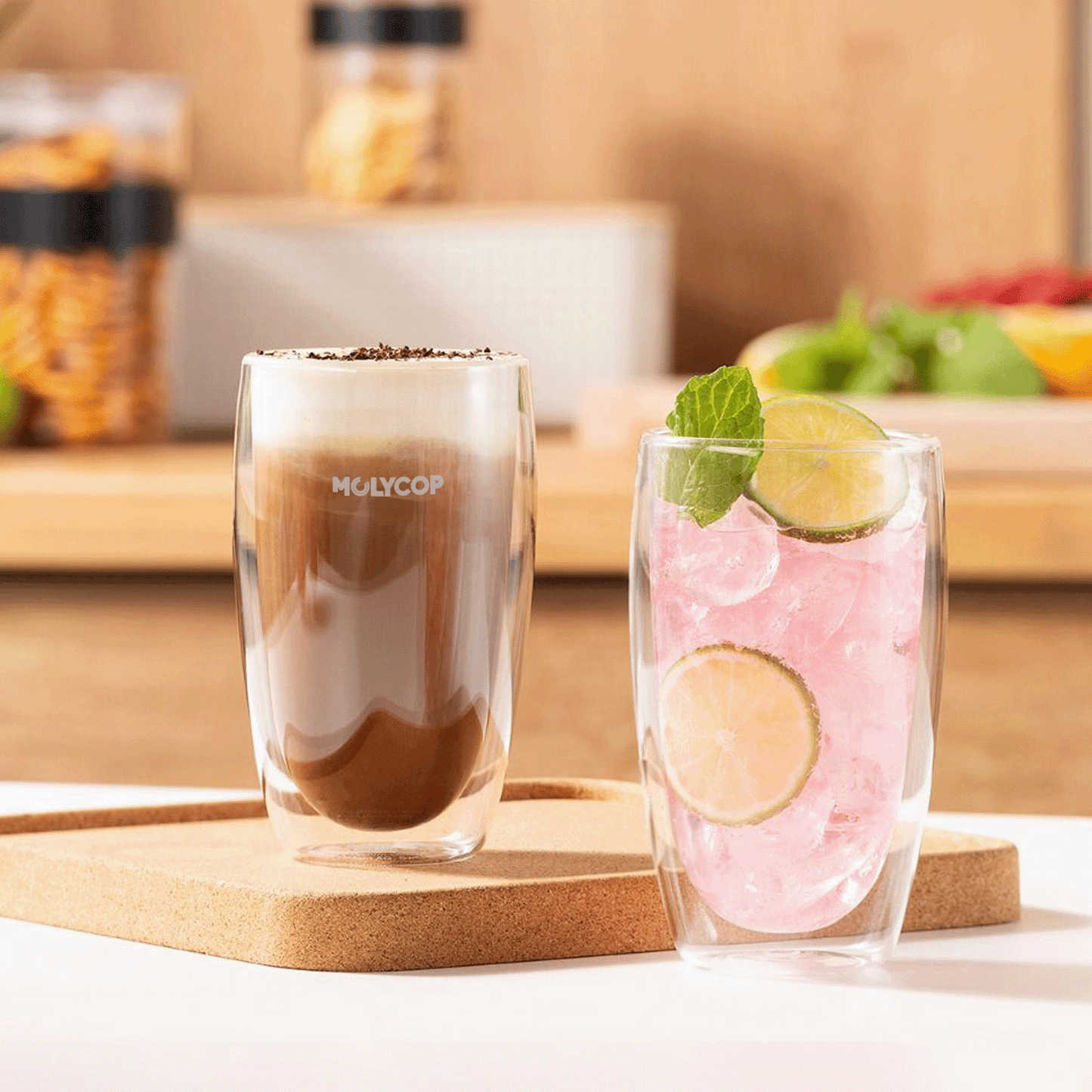 133818 - Bodum Pavina Double Wall Glasses - Large - Set of 2
