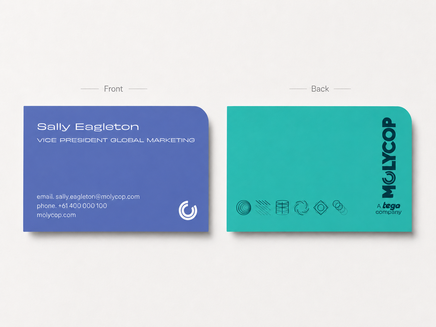 116459 - Full Colour Business Cards Purple