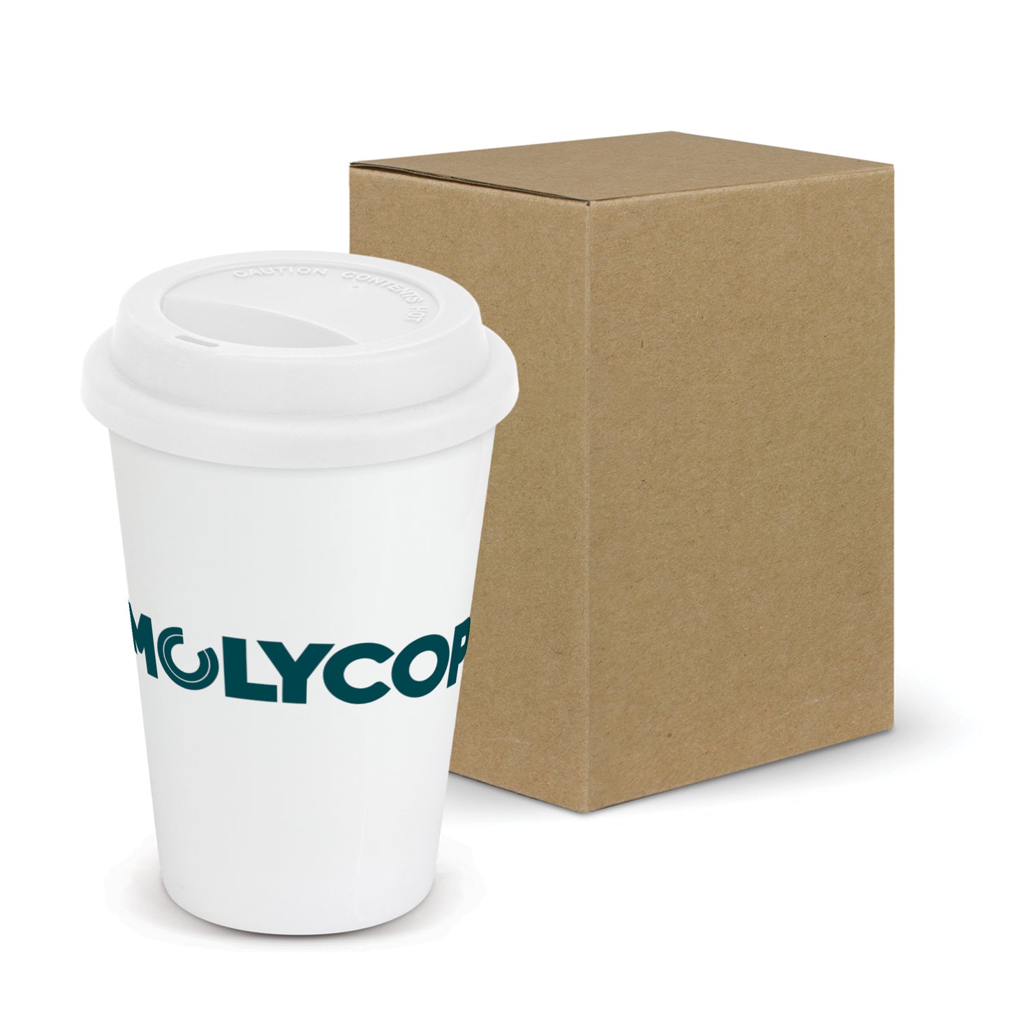 115061 - Aztec Double Wall Coffee Cup - Full Colour Sale