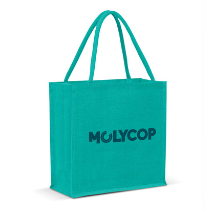 127163 - Monza Jute Tote Bag - Colour Match