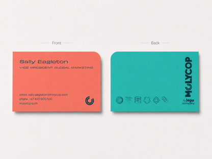116459 - Full Colour Business Cards Orange