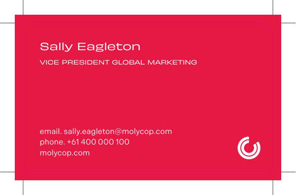 116459 - Full Colour Business Cards Red