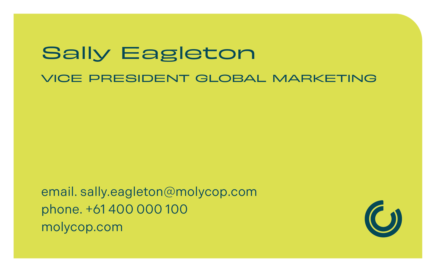 116459 - Full Colour Business Cards Green